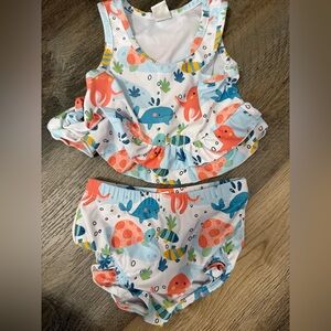 Colorful Sea Life Kids Swim Set